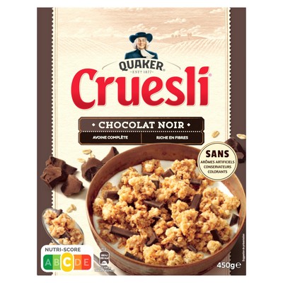 Cruesli chocolat noir 450g