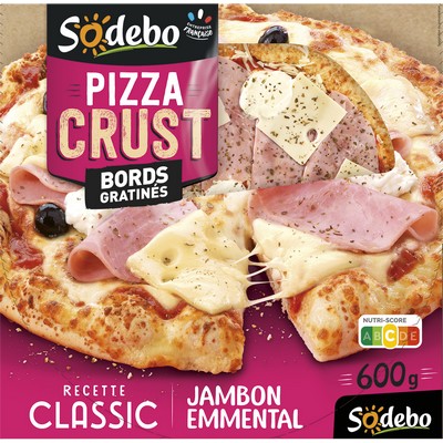 Pizza crust classic jamb. emment. 600g