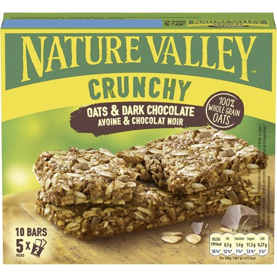 Crunchy avoine & chocolat noir 5x42g