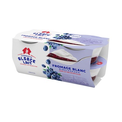Fromage blanc bibeleskaes myrtilles 6,2% 4x125g