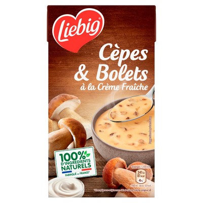 Soupe cepes et bolets a la creme fraiche 1l
