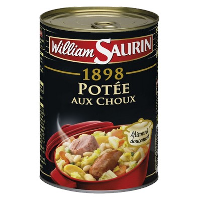 Potee choux saucisses fumees 420g