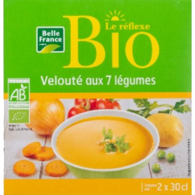 Veloute bio 7 legumes 2x30cl