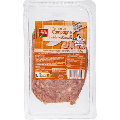 Terrine de camp pur porc 180g