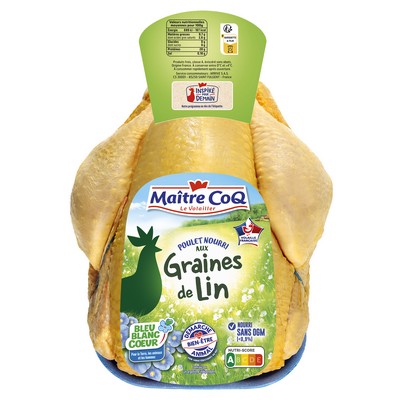 Poulet jaune bbc dem bien etre 1,4kg