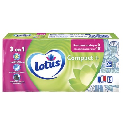 Mouchoirs blanc 6 {tuis 108g