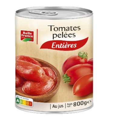 Tomate pelee entiere 4/4