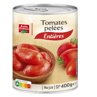 Tomate pelee entiere 1/2