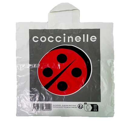 Sac cabas plastique Coccinelle x250