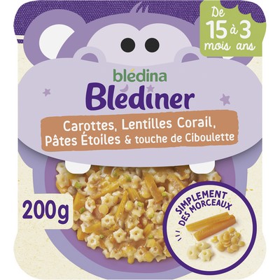 Plat leg pates ciboule 200g