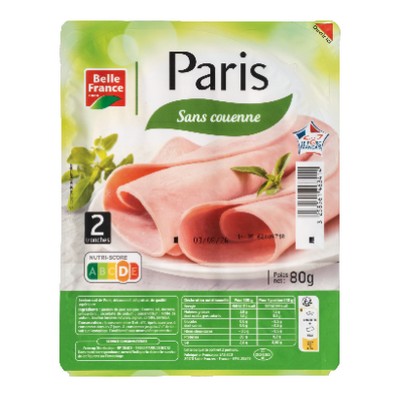 Jamb cuit Paris dd x2t 80g