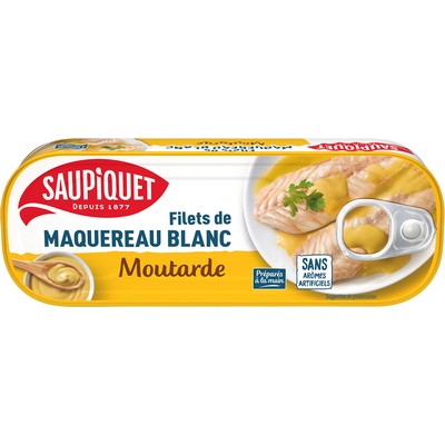 Filets maquerx blc moutarde 169g