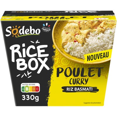 Ricebox poulet curry 330g