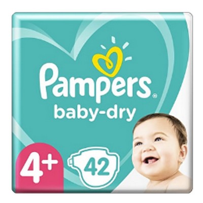 Couches baby dry geant t4+ x42