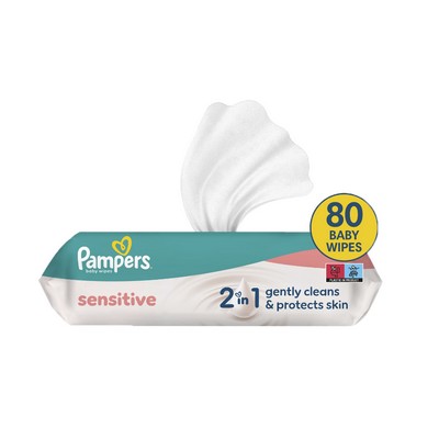 Lingettes sensitive x80 501g